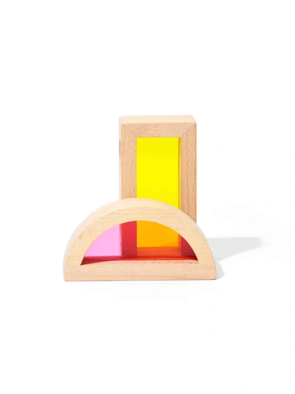 KiwiCo Rainbow Roll & Stack Activity with Rainbow Blocks 18+ Months *NEW*